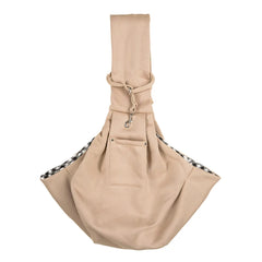 Pet Sling Carrirer Bag for Small Dogs Cats, Cross Shoulder Canvas Carrying Bags Fits Puppies Teddy Chihuahua for Walking Travel