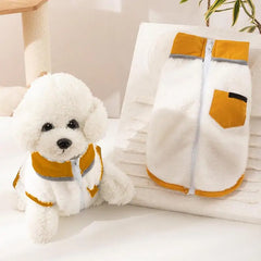 Pet Dog Clothes Autumn Winter Warm Fleece Vest Jacket For Small Medium Dogs Chihuahua French Bulldog Pug Clothing Coat