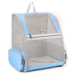 Cat bag for outdoor use, portable large capacity pet bag, transparent backpack, all season universal dog bag, breathable