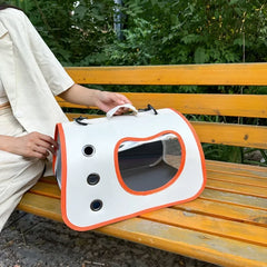 Portable Pet Cat Bag Carrier Foldable Cat Bag Breathable Shoulder Bag For Small Dogs Cats Pet Cat Dog Outing Bag Carrying Bag