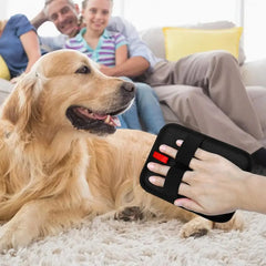 New Pet Grooming Gloves reusable Static Dedusting Brush Pet Hair Remover Brush Removing Dog Cat Hair From Sofa Carpet Clothes