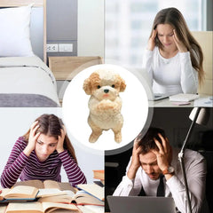 Cat Fidget Toy for Kids Sensory Toys Squeeze Toys Desk Decor Cat Dog Shape Collectible Figurines Toys Soft Flocking Fidget Toy