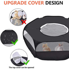 Folding Small Pet Enclosures, Outdoor and Indoor Games, Exercise, Crawling Small Animal Tents