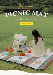 Outdoor picnic mat is a hand-held luggage protection and moisture-proof camping blanket, suitable for travel, beach and trips.
