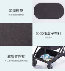 pet stroller Outdoor pet cart four wheeled metal folding handcart portable double-layer separable pet cart for outdoor use