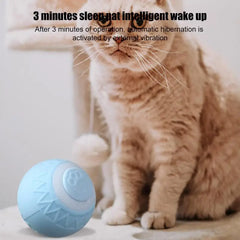 Rolling Smart Ball Cat Toy Electric Dog Toys Interactive Ball Rechargeable Automatic Sensing Rolling Ball Toys For Puppy Toy