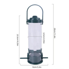 Wild Bird Seed Feeder Multiple Holes Bird Feeder Pet Bird Feeder Hanging Garden Paddock Bird Feeding Tool Outdoor Decoration