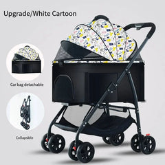 Pet Car Lightweight Foldable Designed Specifically for Walking Dogs Babies and Medium-sized Outdoor Equipment for Dogs and Cats