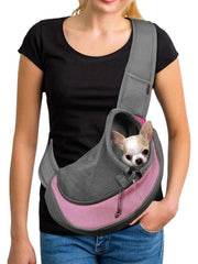 Pet Dog Carrying Bag Sling Carrier Bag Portable Comfortable Breathable Hand Free Shoulder Crossbody Bag for Dogs Accessories