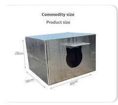 Outdoor Cat House Pet Shelter Waterproof Stray Cats Cold Windproof Scratch-Resistant Four Seasons Tent Dog Nest Warm House