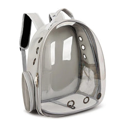 Portable Pet Backpack Outdoor Cat Supplies Transparent Shoulder Bag Pet Bag Breathable Space