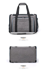 Pet bag Out carrying bag can be extended cat bag Large capacity Two small pets out carrying cat backpack