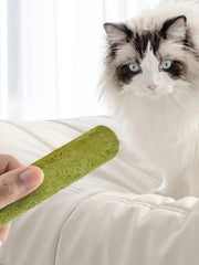 5Pcs Cat Grass Sticks Pet Edible Snacks Teeth Grinding Stick Cat Mild Cleaning Teething Sticks Hairball Removal Teeth Cleaning