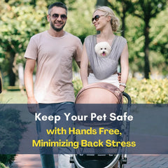 Pet Cloth Strap Bag, Cat and Dog Travel Bag, Carrying Bag, Foldable Large Capacity Pet Supplies