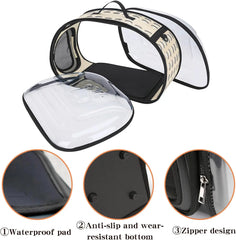 Pet Cat Carrier Bag for Travel Breathable Handbag Puppy Cats Bag Transparent Portable Shoulder Strap Bag for Small Pet Cats Dog