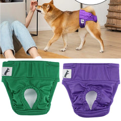 Pet Soft Diapers Puppy & Doggy Diapers Washable Reusable Highly Absorbent Dog Heat Panties With Strong & Flexible Closure For
