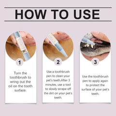 Pet Teeth Cleaning Pen Pet Dental Pen dog Toothbrush Pen Fresh Breath Tooth Whitening Cat Teeth Refreshing Pen pet supplies