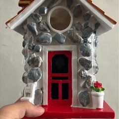 Pet Supplies Resin Bird House Durable Exquisite Bird Feeder Hanging Garden Bird Villas Wild Pigeons