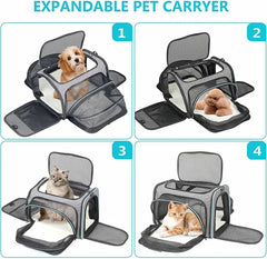 Cat Bag Carriers Outdoor Bag Transporter Portable Handbags Small Foldable Dog Cat Accessories Travel Car Carrying Pet Moving Bag
