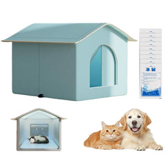 Pet Cooling House Dog Cooling Shelter All Seasons Pet Accessory  Comfortable Kitten Cooler House for Small Large Medium Cat
