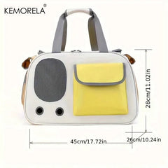 1Pcs Portable Pet Carrier Cat Bag For Cats And Dogs Ideal For Travel And Outdoor Activities Suitable For Cats And Small Dogs