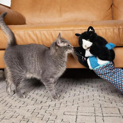 Cat Puppet Wrestler Wrestling Glove With Sturdy Padding Soft Plush Cat Wrestle Toy Animal Hand Glove Interactive Play Cat Toys