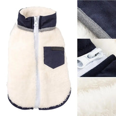 Pet Dog Clothes Autumn Winter Warm Fleece Vest Jacket For Small Medium Dogs Chihuahua French Bulldog Pug Clothing Coat