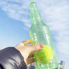 Pet Dog Toys Potable Anti-stress Pet Toys Plastic Water Bottle Crunchy Toys with Ball For Indoor Outdoor For Cat Kittens