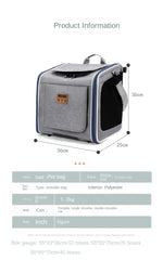 Bicycle Carrying Cat Bag Dog Bag Pet Bag Portable Backpack For Outdoor Use Suitable For Carrying Bicycles And Motorcycles