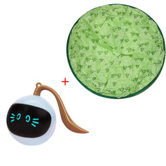 Interactive Cat Toy Colorful LED Self Rotating Smart Pet Ball Toys Kitten Automatic Ball Toys for for Indoor Cats Chase Game