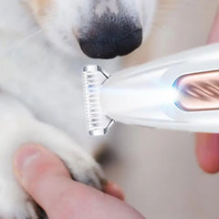 Portable Dog Paw Trimmer with Led Light Rechargeable Cordless Nail Grinder Shaver for Cats dogs Other Pets Nail Grooming Tools