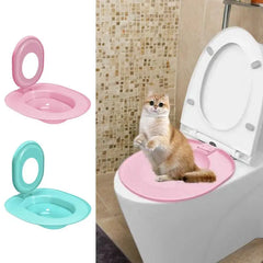 Cat Toilet Trainer Sand Box Cat Trainer Reusable Urinal Seat Potty Cat Hygiene Trainer For Pet Care Train Your Cat To Use The