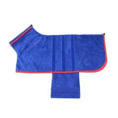 Dog Bathrobe Towel Microfiber Absorbent Beach Towel For Small Medium Dogs Cats Fast Dry Coat Absorbent Pet Nightwear Soft Towel