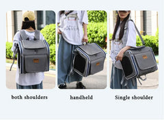 Bicycle Carrying Cat Bag Dog Bag Pet Bag Portable Backpack For Outdoor Use Suitable For Carrying Bicycles And Motorcycles