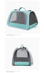 Pet Outing Portable Cat Dogs Handbag Summer Breathable Carrier Travel Puppy Kitten Single Shoulder Bag Pet Carrying Bag Supplie