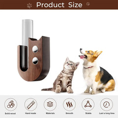 Cat Whisker Collector Pet Dogs Hair Preservation Glass Vase Pet Hair Beard Collector Fridge Magnets Pets Souvenir Gift