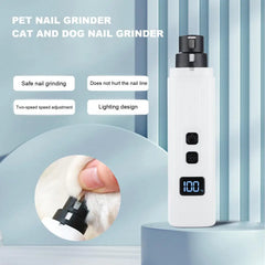 Dog Nail Grinder Rechargeable Paws Grooming Dog Nail File Tool Pet Grooming Toenail File Trimmer With 3 Modes For Families