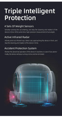 Tonepie Automatic Smart Cat Litter Box Self Cleaning 65L App Control Pet Cats Toilet Litter Tray Ionic Deodorizer Arenero Gato