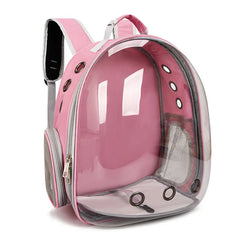 Portable Pet Backpack Outdoor Cat Supplies Transparent Shoulder Bag Pet Bag Breathable Space