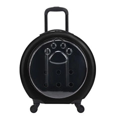 Portable Cat Carrying Bags Large Capacity Pet Carriers Backpack Travel Cats Carry Handbag with Wheel Pets Carriers Trolley Case