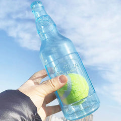 Pet Dog Toys Potable Anti-stress Pet Toys Plastic Water Bottle Crunchy Toys with Ball For Indoor Outdoor For Cat Kittens