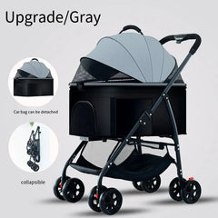 Pet Car Lightweight Foldable Designed Specifically for Walking Dogs Babies and Medium-sized Outdoor Equipment for Dogs and Cats