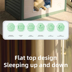 HOOPET Cat Litter Cat House Cottage Summer Outdoor Rainproof Dog Kennel Cat House Stray Cat Outdoor Nests