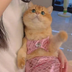 Cat Mermaid Costume Mermaid Tail Clothes Sequin Mermaid Dress Cat Dog Outfit Soft Funny Pet Costumes Fishtail Clothes Unique Sea