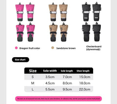 Pet Outdoor Shoe Cover Portable Anti-dirt and Non-slip Dog Shoes Foot Cover Velvet Wear-resistant Pet Products Supplies