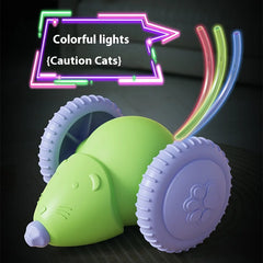 Electric Mouse Car Pet toys Interactive Cat Toy Rechargeable Automatic Teaser with Intelligent Obstacle Avoidance Pet Products
