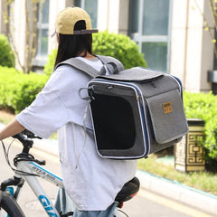Pet Carrier Backpack Portable Fo Cats & Dogs Bicycle Carrying Cat Bag Dog Bag suitable For Carrying Bicycles And Motorcycles