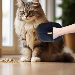 Pet Grooming Gloves Static Removal Gloves Pet Hair Double-Sided Pet Gloves for Washing Deshedding Grooming Versatile Pet Gloves