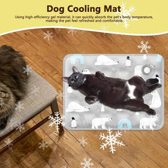 Dog Cooling Mat Summer Pet Self Cooling Pad Cat Bed Mat For Small Medium Large Dogs Indoor Dog Crate Mat