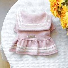 Pet Dress, Dog Cat Fur Coat, Autumn and Winter Warm Princess Dress Cute Thick Dress Dog Dresses for Small Dogs Puppy
